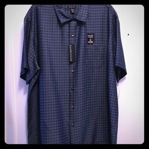 NWT Van Heusen Short Sleeve Button Up Shirt